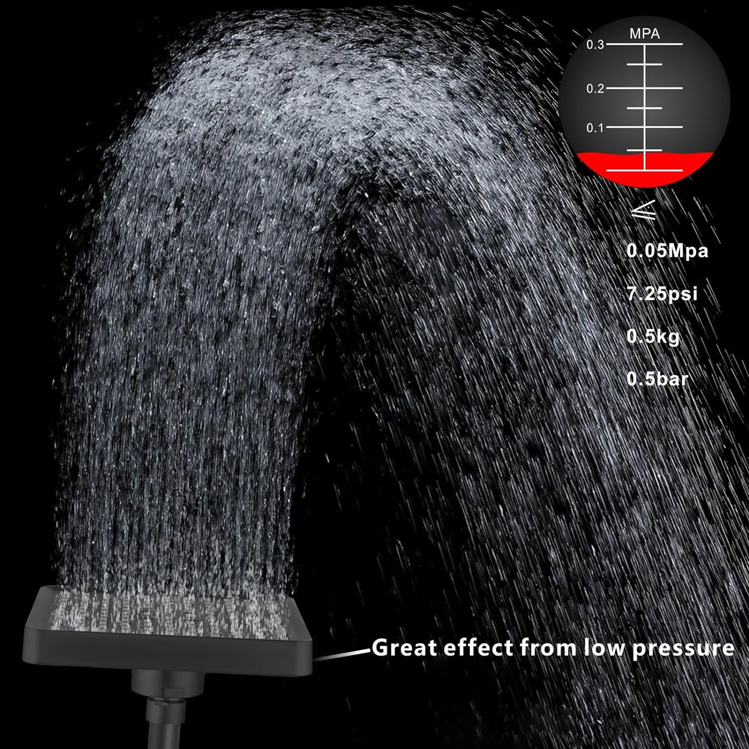 Photo inspiration: Picture Idea: Pyyan High Pressure Rain Shower Head Luxury Modern Look
