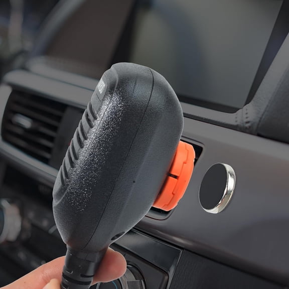 PYYAN-Magnet Mobile Radio Mic Clip & Holder, CB Mic Hang Up Mount for Yaesu MH-67A8J, HYT SM16A1, Motorola Kenwood QYT KT-8900 Car Mic