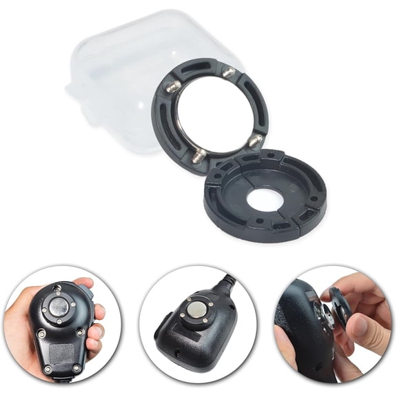 PYYAN-Magnetic CB Radio Microphone Holder CB Mic Hanger,Magnet Mic Mount for Mobile Radio Speaker Microphone