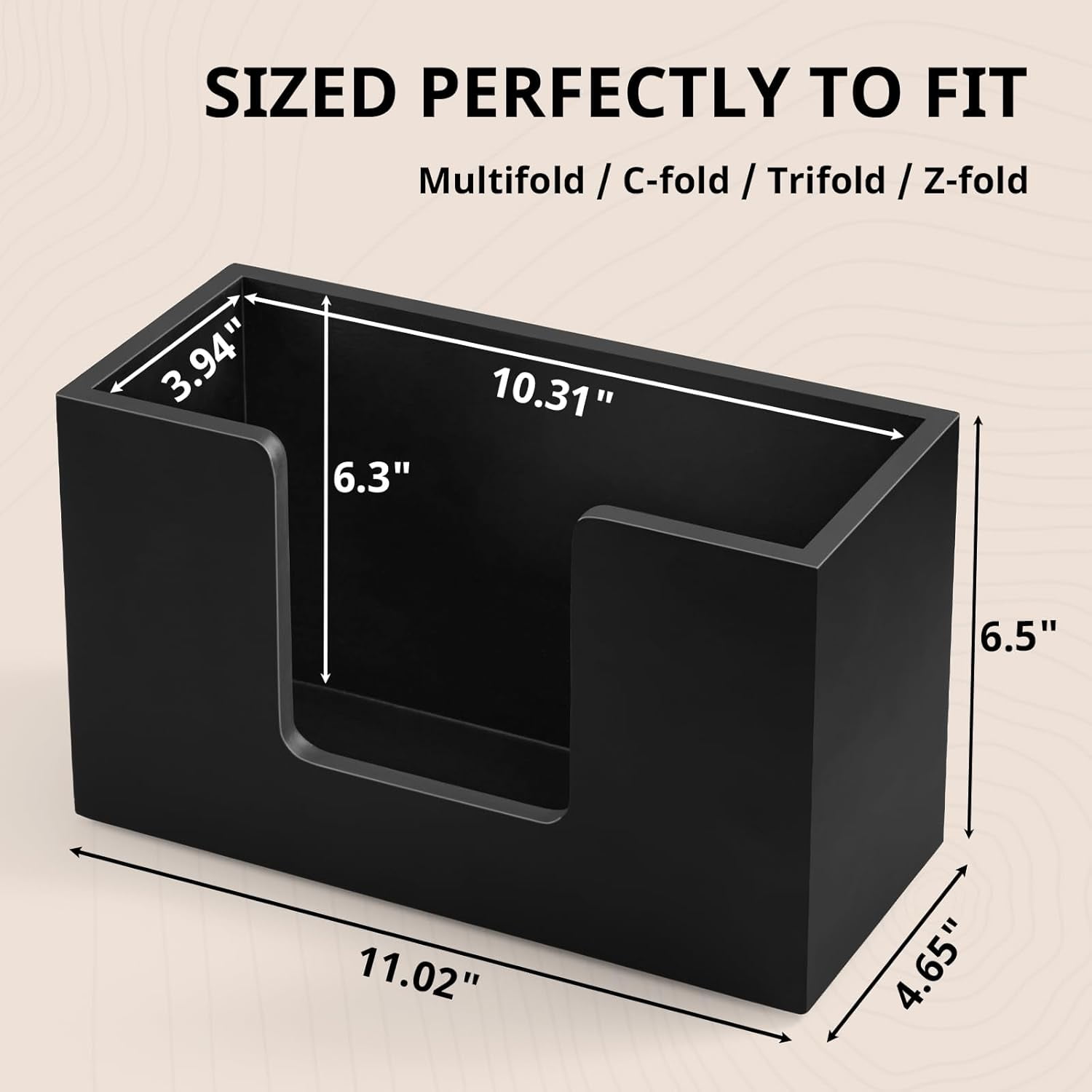 Countertop Folded Towel Holder For Bathroom & Kitchen - View #2