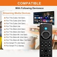 thumbnail image 1 of PYYAN-Replacement Voice Remote Control for All Fire Series Smart TV Stick (2nd/3rd Gen)/Lite/HD, TV Cube (1st/2nd/3rd Gen), 4K/4K Max (1st/2nd Gen), Smart TV 3rd Gen, for All TCL, Insignia-Toshiba Sm, 1 of 4