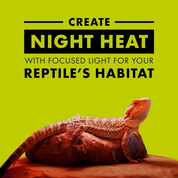 PYYAN-Reptile Terrarium Incandescent Heat Spot Bulb, Night Red, 150 Watts