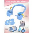 thumbnail image 1 of PYYAN-Stocking Stuffers for Teens Girls Boys Cell Phone Stand Patented Adjustable Shy Fingers Lazy Phone Holder for Desk Cool Gadgets Gift Ideas for Adults Women Gifts for Christmas (Macaron Blue), 1 of 4