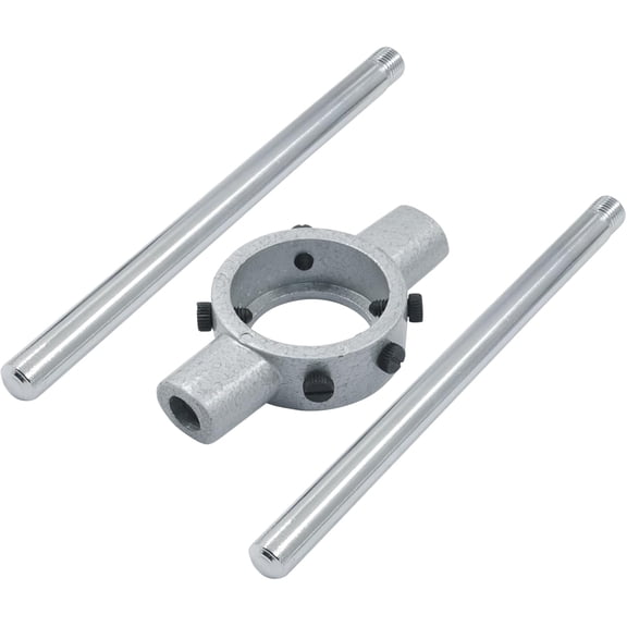 PYYNA-1-3/4 Inch (45mm) Die Stock Handle Wrench, M16-M20 Adjustable Die Wrench Handle Holder, Heavy Duty Round Die Holder