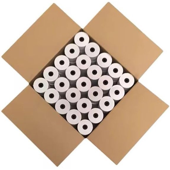 PYYNA-2 1/4 (57mm) x 85ft Thermal Paper Rolls 50 Pack, BPA-Free Receipt Paper for POS, Credit Card Machines & Registers (2 1/4 x 85 ft)