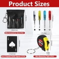 thumbnail image 1 of PYYNA-24 Pcs Mini Keychain Screwdriver Mini Tape Measure Keychain Ace of Spades Card Bottle Opener Set, Adult Party Favors for Guests, Adult Tools for Men, Valentine's Day Father's Day Birthday Party, 1 of 4