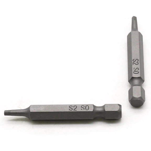 PYYNA-25 pc #0 Square Robertson 2 Inch Screwdriver Insert Bits, Durable S2 Steel, with Heavy Duty Storage Container