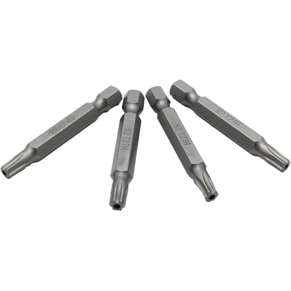 PYYNA-25 pc T27H Tamper Proof Security Torx 6 point 2 Inch Screwdriver Insert Bits