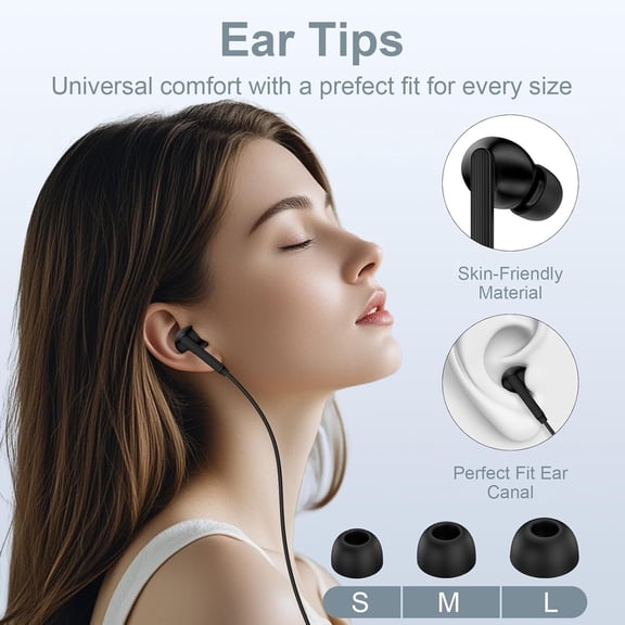 PYYNA-2Pack USB C Wired Earbuds - HiFi DAC Chip with Mic & Volume Control,in-Ear Headphones for iPhone 17 Pro Max/17 Pro/16e/16 Pro Max/15,Samsung S26 Ultra/S25 Ultra/S25 FE/S24 Ultra/S23/S26/A56/A55