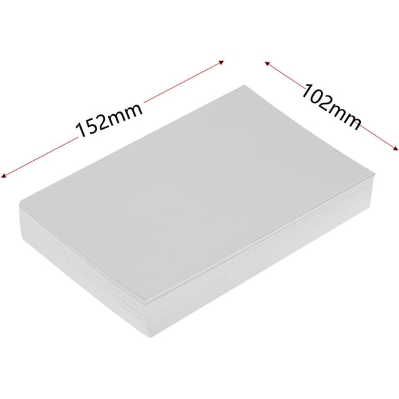 PYYNA-4x6 inch 4R Glossy Laser Photo Paper - 157gsm, 100 Sheets, Double-Sided Premium Coated Paper for Laser Printers, Ideal for Flyers, Posters, Photos, and Presentations