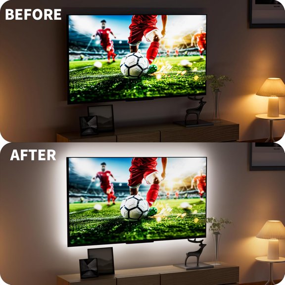 PYYNA-5V USB LED Strip Light 6.56ft/2m, 640LEDs 1200lm Dimmable COB LED Strip 6000K Daylight White CRI90+ USB Powered Backlight for Sewing Machine,Mirror, Cabinet, Wardrobe, DIY Lighting Project