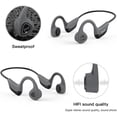 thumbnail image 1 of PYYNA-Bone Conduction Headphones, Wireless Bluetooth Bone Conducting Earbuds, Open Ear Headset with Mic, for Running, Cycling, Yoga-Grey (Almost Like-New), 1 of 4