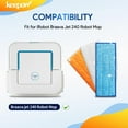 thumbnail image 1 of PYYNA-Braava Jet 240 Mop Pads Compatible with irobot Braava Jet 240 241 245 Robot Mop, 2 Wet Mop Pads + 2 Damp Mop Pads + 1 Dry Mop Pads, 1 of 4