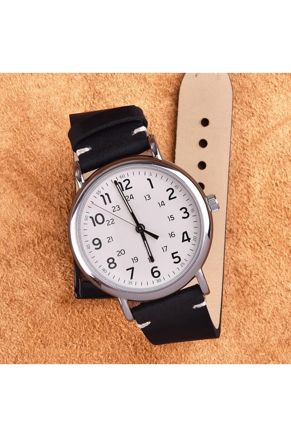 -Christmas Gift Quick Release Leather Watch Band 18mm 20mm 22mm Genuine Watch Strap for Men and Women, White Elephant Gifts, Stocking Stuffers For Men