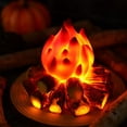 thumbnail image 1 of PYYNA-Fake Campfire Night Light: Realistic 3D LED Fake Fire Pit Firewood Lamp for Halloween Christmas Party Decorations - Battery Operated Flameless Candle for Bar Home Garden Yard, 1 of 4