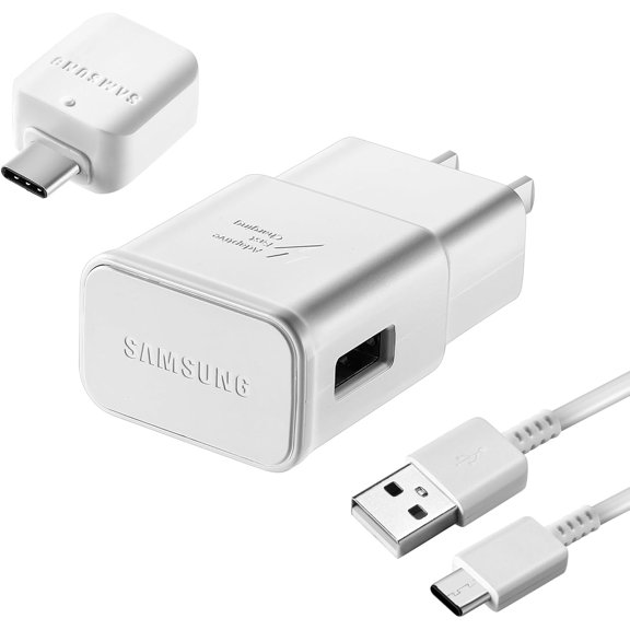 PYYNA-Fast Charger with USB Type C 6.6FT (2m) Cable & OTG Adapter for Samsung Galaxy S9/S9 Plus/S8/S8 Plus/S10/S10e/S10 Plus/Note 8/Note 9/Note 10/A01/A13/A03s/A21/A30/A31/A32/A33 /A51/A52/A53/A71/S2