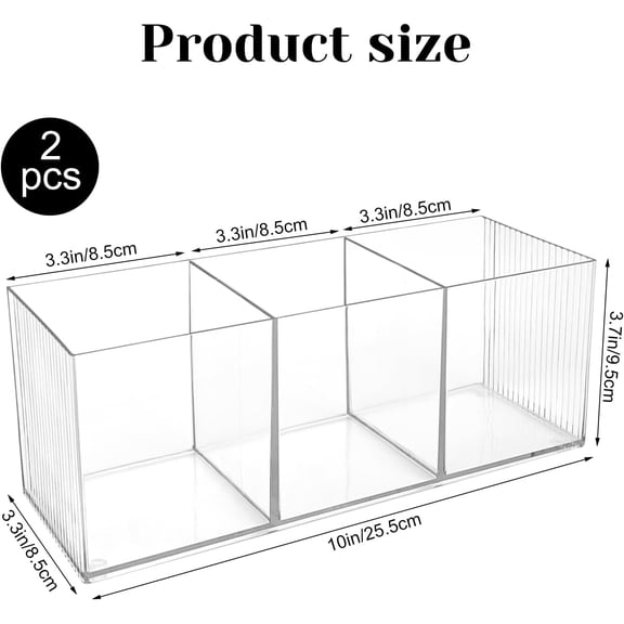 PYYNA-Large Cutlery Storage Organizer, Plastic Cutlery Utensil Holder Storage Organizer Caddy for Kitchen Countertop Organization, Holds Fork, Knife, Spoon, Silverware Tableware Storage Box