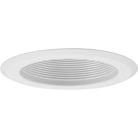 PYYNA-P868-28 Recessed 5" Step Baffle Trim, White