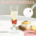 thumbnail image 1 of PYYNA-Plastic Champagne Flutes 40 Pack, 5.5OZ Disposable Champagne Glasses Clear Plastic Wine Glasses for Wedding, Thanksgiving Day, Party and Outdoor Celebrations, 1 of 3