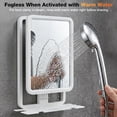 thumbnail image 1 of PYYNA-Shower Mirror Fogless for Shaving, Fogless Mirror for Shower with 360° Adjustable Large Reflective Surface and Storage Shelf, Shatter-Resistant, Easy Installation No Drilling Required,White, 1 of 4