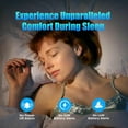 thumbnail image 1 of PYYNA-Sleep Earbuds for Side Sleepers Small Ear Buds for Sleeping Headphones Comfortable Noise Blocking LED Power Display Music Sleep Dual Mode for Sleeping Working Hiking (Sky Blue), 1 of 4