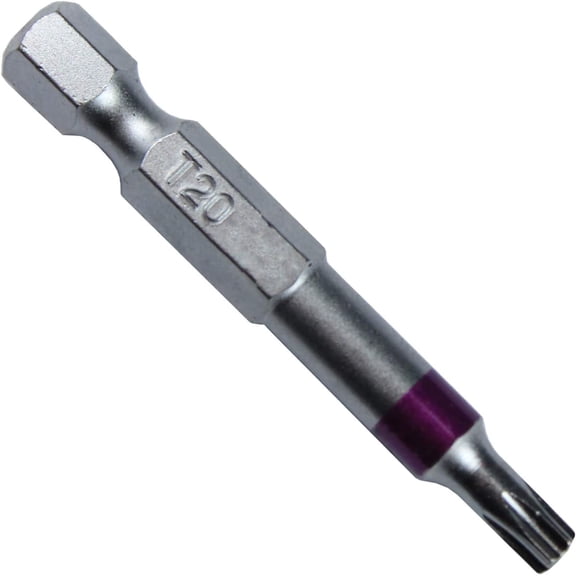 PYYNA-T20 Torx/Star Driver Bit - Color Coded 2" Torx/Star Drive Quick Change Shank Bit for Screws and Fasteners Requiring T20 Size Bits (5 Pack)