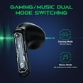thumbnail image 1 of PYYNA-True Wireless Gaming Earbuds, Bluetooth 5.3 with Music Mode, 30 Hours Playback Time, Clear Stereo Calls in-Ear Headphones for Android/Phone/Computer - Lucifer T15, 1 of 4