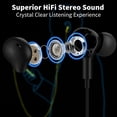 thumbnail image 1 of PYYNA-USB Headphones with Microphone for Laptop, 7.5ft Magnetic Wired Earbuds Noise Isolation in-Ear Earphones with Mute Volume Control Stereo Bass for PC Desktop Dell HP Acer Laptop Meetings/Music,S, 1 of 4