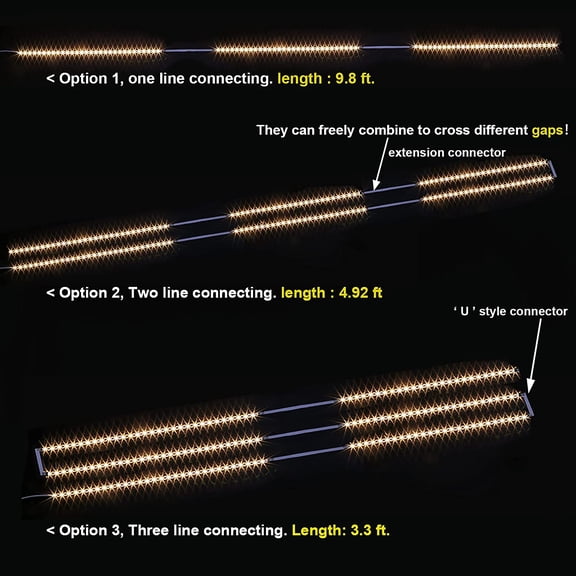 PYYNA-Under Cabinet LED Lighting Kit, 6 PCS Dimmable LED Strip Lights with Remote Control Dimmer, 24W Adapter, Hidden 2700K Warm White Set, Bright 1500lm, Timing, Kitchen, Counter, Shelf, Showcase