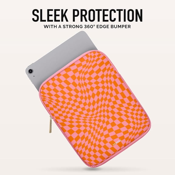 PYYNA-Vandel 9-11 Inch Tablet Sleeve, iPad Sleeve 11 inch Travel Pouch, Fits iPad Pro 11 Inch M4/ 10th Generation 10.9, 9/8th Gen 10.2/ Air 11" 5/4/3 10.9"/10.5", Pro 11 M2, Tab S8/S9