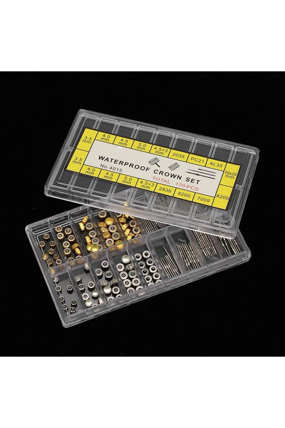 -Watch Crowns, Watch Stem Extender, Repairing Replacement Tool Gaskets Repair for Watches Men