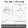 thumbnail image 1 of PYYNA-Women Analog Quartz Wrist Watch with Silicone Strap for Young Women Students Easy Read Waterproof Unisex Luminous Dial, 1 of 2