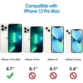 thumbnail image 1 of PYYNA-for iPhone 13 Pro Max Bumper Case and Tempered Glass Screen Protector Bundle, 1 of 4