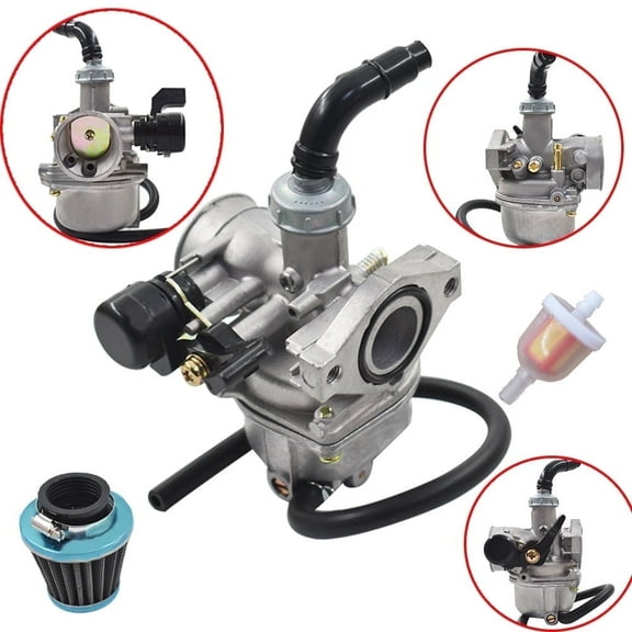 PZ19 Carburetor 50cc 70cc 90cc 110cc 125cc Replacement for ATV Dirt Bike Go Kart with Air Filter