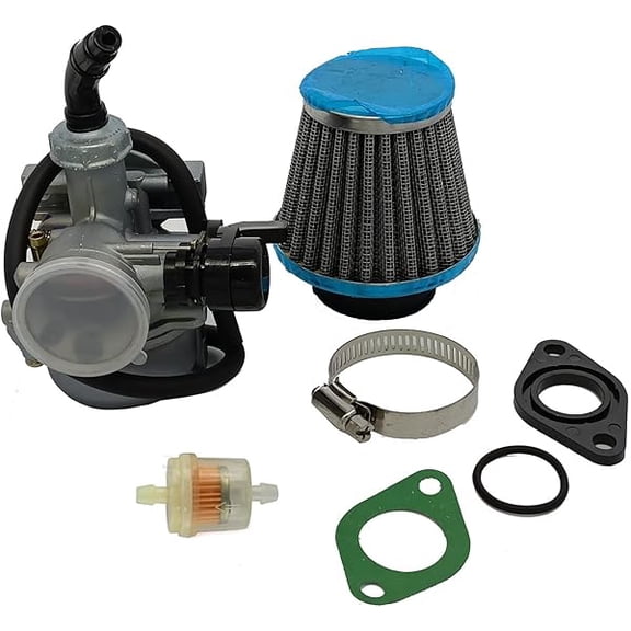 PZ19 Carburetor with Air Filter, Compatible with TaoTao Kazuma Baja 50–125cc Dirt Bikes, ATVs, Pit Bikes, Replacement for CRF50F Style Engines