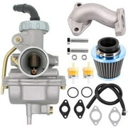 PZ20 Carburetor Kit for 50cc 70cc 90cc 110cc ATV Dirt Bike TAOTAO SunL Roketa HONDA with Fuel Line Gaskets Air Filter