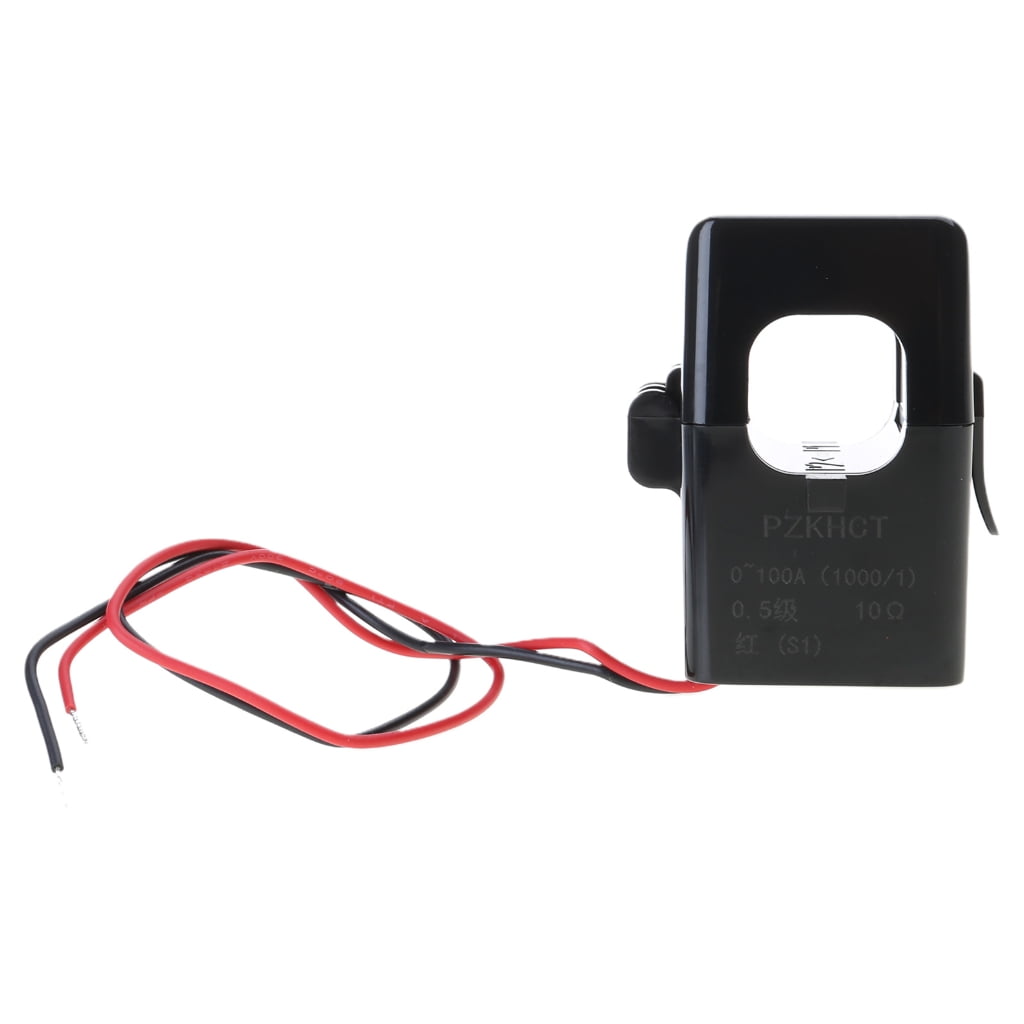 PZCT-02 AC Current for 100A Amp Energy Meter Mini Clip-on Quick ...