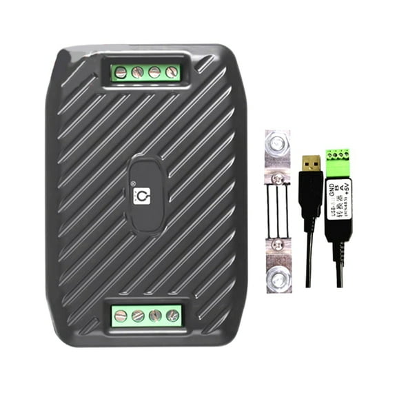 PZEM-017 DC 0-300V Voltmeter Ammeter 300A Voltage Current Energy Power Meter RS485 Modbus Voltage Tester with Shunt