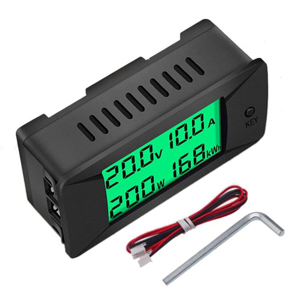 PZEM-025 DC Digital Battery Tester Bidirectional Ammeter Voltmeter Power Energy Watt Meter 300v 50A