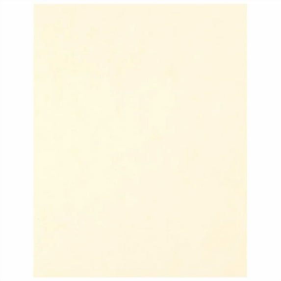 Pa Paper Accents Smooth Cardstock 8.5" X 11" French Vanilla, 74Lb Colored