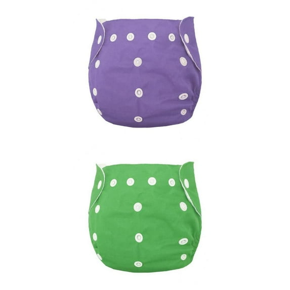 Pañales de tela para Pantals de pañales impermeables Pañales transpirables Pañales Púrpura+Pañales de tela para Pantals de pañales impermeables Pañales transpirables