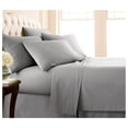 thumbnail image 1 of PaFagwy Extra Deep Pocket Sheets Set, 4-Piece Ultra-Soft Microfiber Bed Sheets with 21" Deep Fitted Sheet , Oversize Flat Sheet, 2 Pillowcases, Steel Grey, 1 of 8