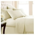 thumbnail image 1 of PaFagwy Extra Deep Pocket XL Sheets Set, 4-Piece Ultra-Soft Microfiber Bed Sheets with 21" Deep Fitted Sheet , Oversize Flat Sheet, 2 Pillowcases, Cream, 1 of 9