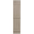PaFagwy Homeside 4 Board and Batten Joined Vinyl Shutters (1 Pair) 141