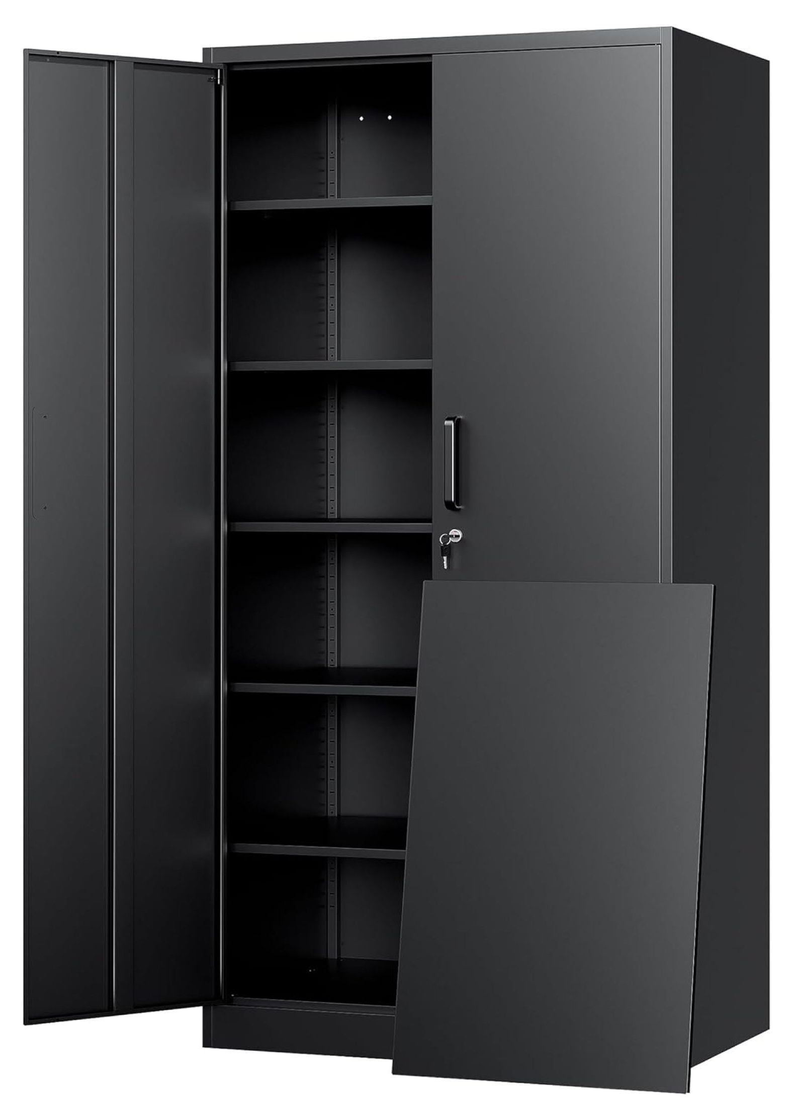 PaFagwy Metal Storage with Lock 72" Garage Storage