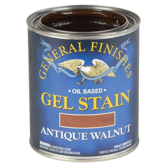 PaFagwy Oil Base Gel Stain, 1 Quart, Antique Walnut