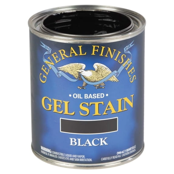 PaFagwy Oil Base Gel Stain, 1 Quart, Black
