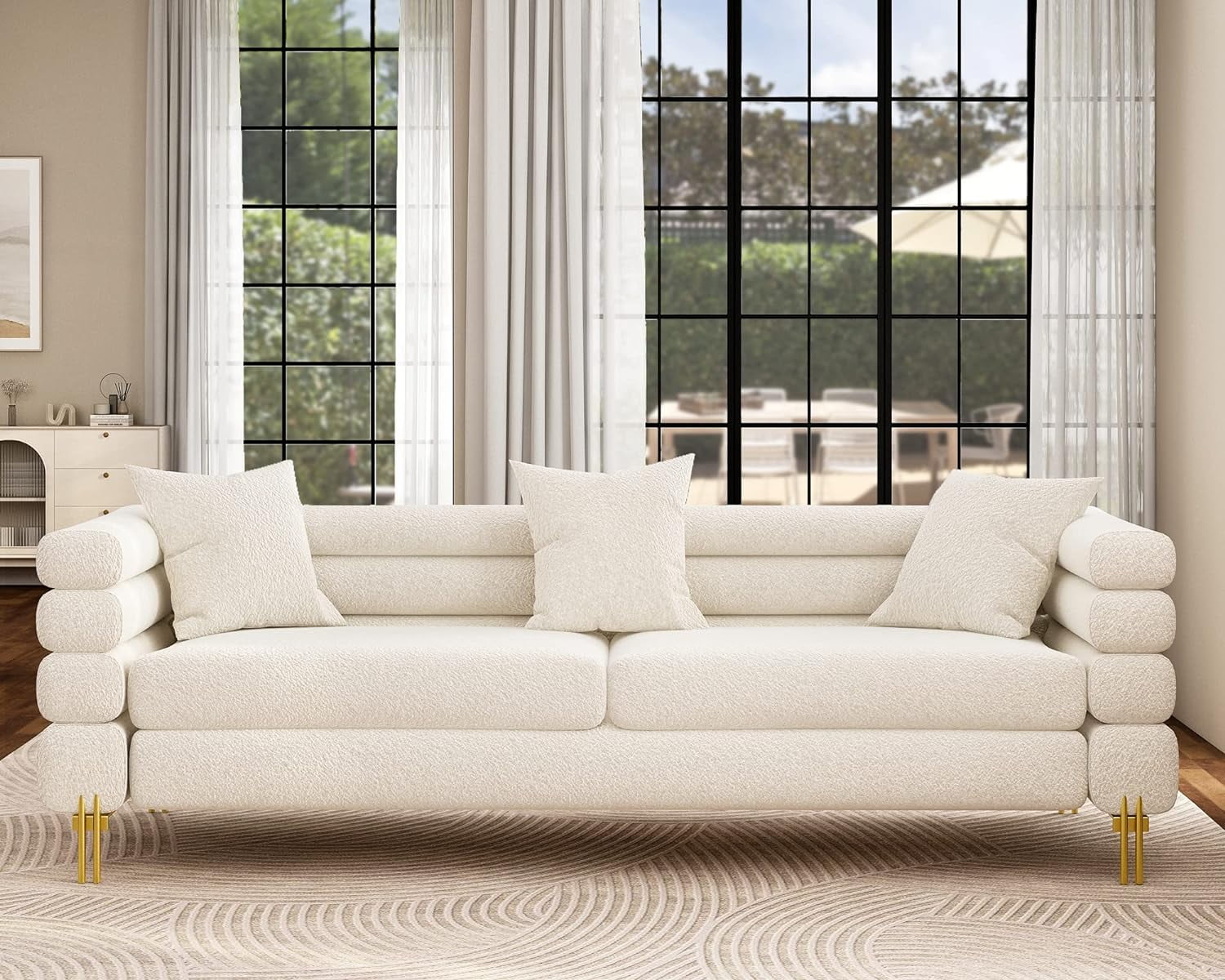 PaPaJet Sofa, Oversize SofaBouclé Sofa Couch, Deep Seat Sofa York Sofa