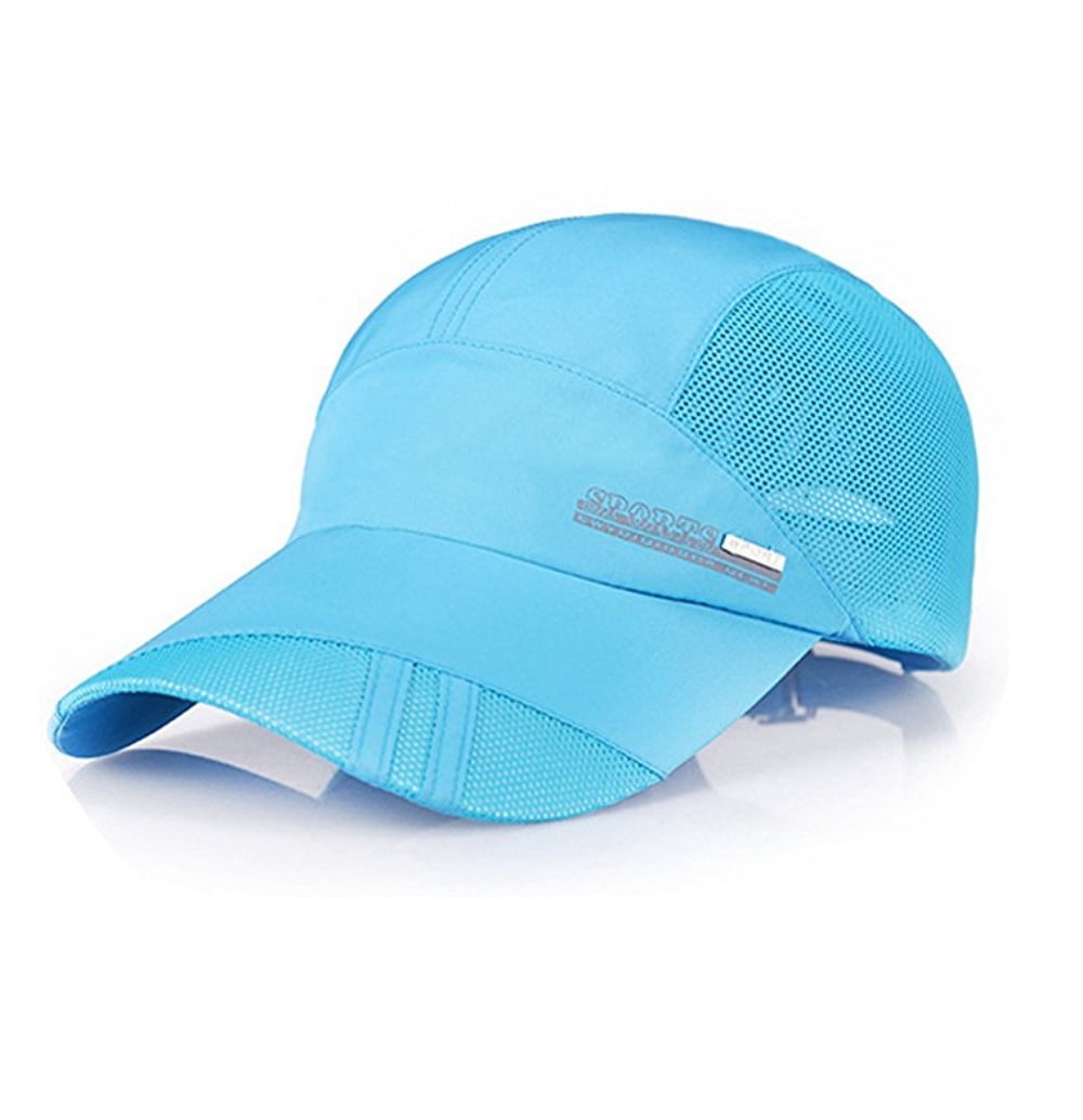 PaZinger Summer Baseball Cycling Flexfit Outdoor for Mesh Caps Running Sun Sports Cooling Fishing Hats Dry Research Quick Cap Golf Back