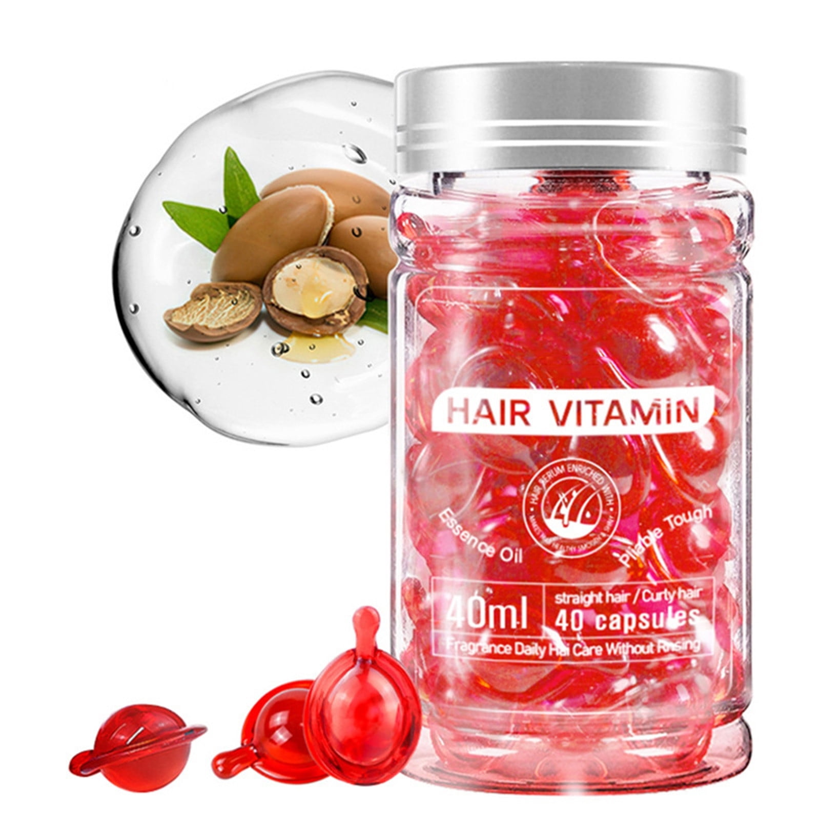 Paaisye Hair Vitamin Serum Capsule,Hair Treatment Serum Oil with Argan